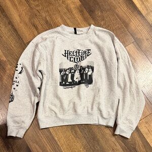 Gray Graphic Stranger Things Sweatshirt